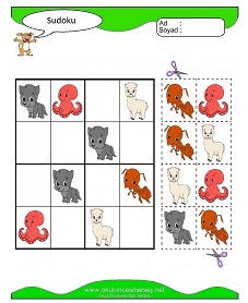 Sudoku Çocuk Bulmacaları